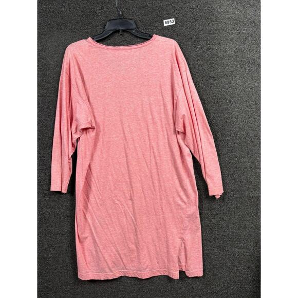 Vintage Victorias Secret Country Shirt Womens Small Pink Nightgown 90s - Picture 2 of 5
